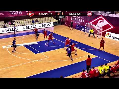 Handball player Gleb Chernov ( Akbuzat- Ufa ) Russian Superleague