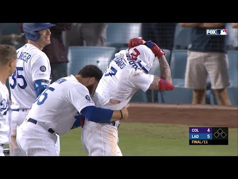 Three Dodger Rookies hit Walk Off homers in a row, a breakdown