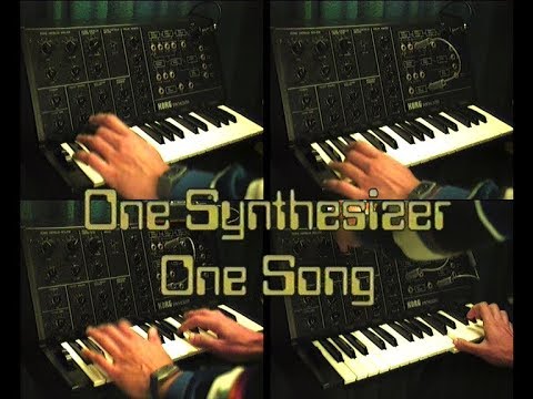 One Synth, One Song: Korg MS-10 Analog multitrack cassette tape recording on Tascam 244 Portastudio