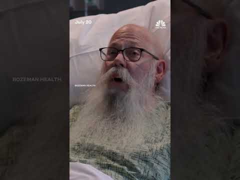 Man tossed by Yellowstone bison speaks out from hospital bed
