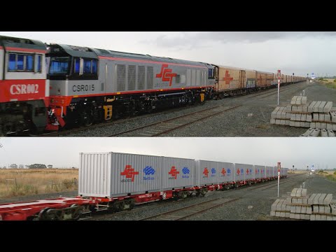 SCT 3PM9 With CSR015's First Run & Steel Wagons (7/1/2022) - PoathTV Australian Trains & Railways