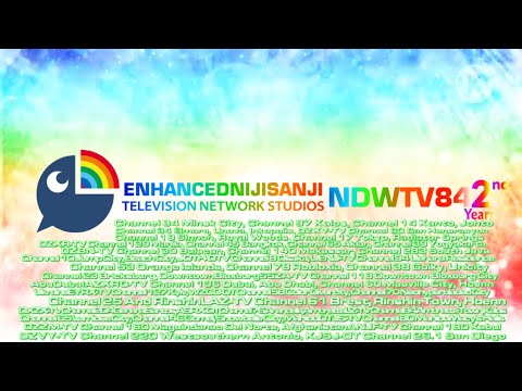 EnhancedNijisanji NDWTV84 2nd Anniversary New Ident (January 9 2025 - January 3 2026)