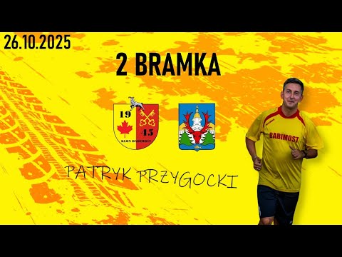 26.10.2025 Klon Babimost - Odra Klenica bramka nr 2 Patryk Przygocki