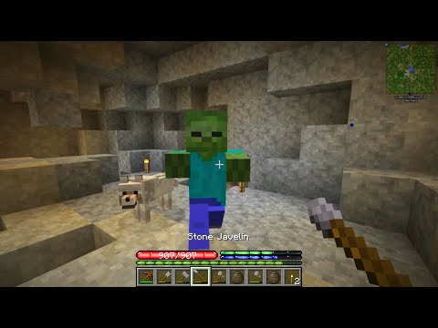Terrifying Cave Collapse in Minecraft TFC
