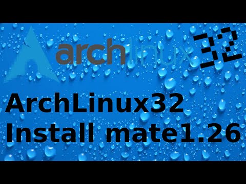 ArchLinux32 - Install Mate 1.26