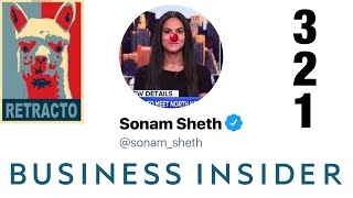 RETRACTION #321: Business Insider's Sonam Sheth Updates Defamatory Article About Project Veritas