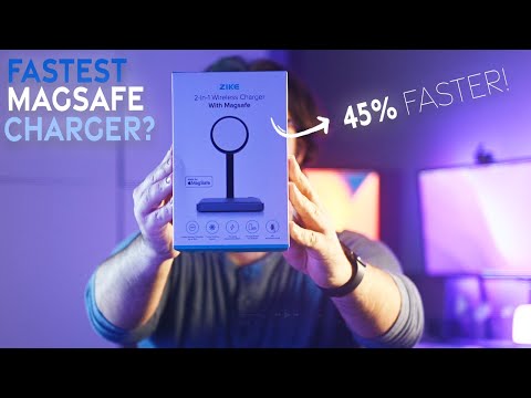Fastest MagSafe iPhone Charger? Zike 15 watt 2-in-1 MagSafe w/ Fan [vs Belkin]