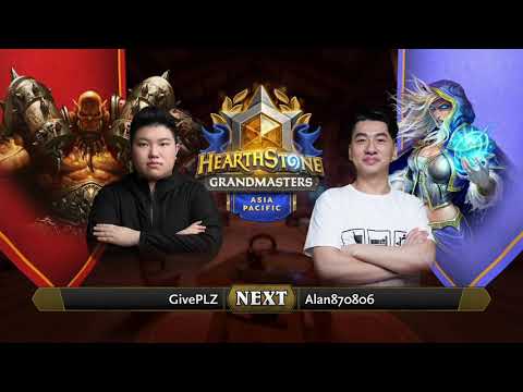 GivePLZ vs Alan870806 | 2021 Hearthstone Grandmasters Asia-Pacific | Decider | Season 1 | Week 6