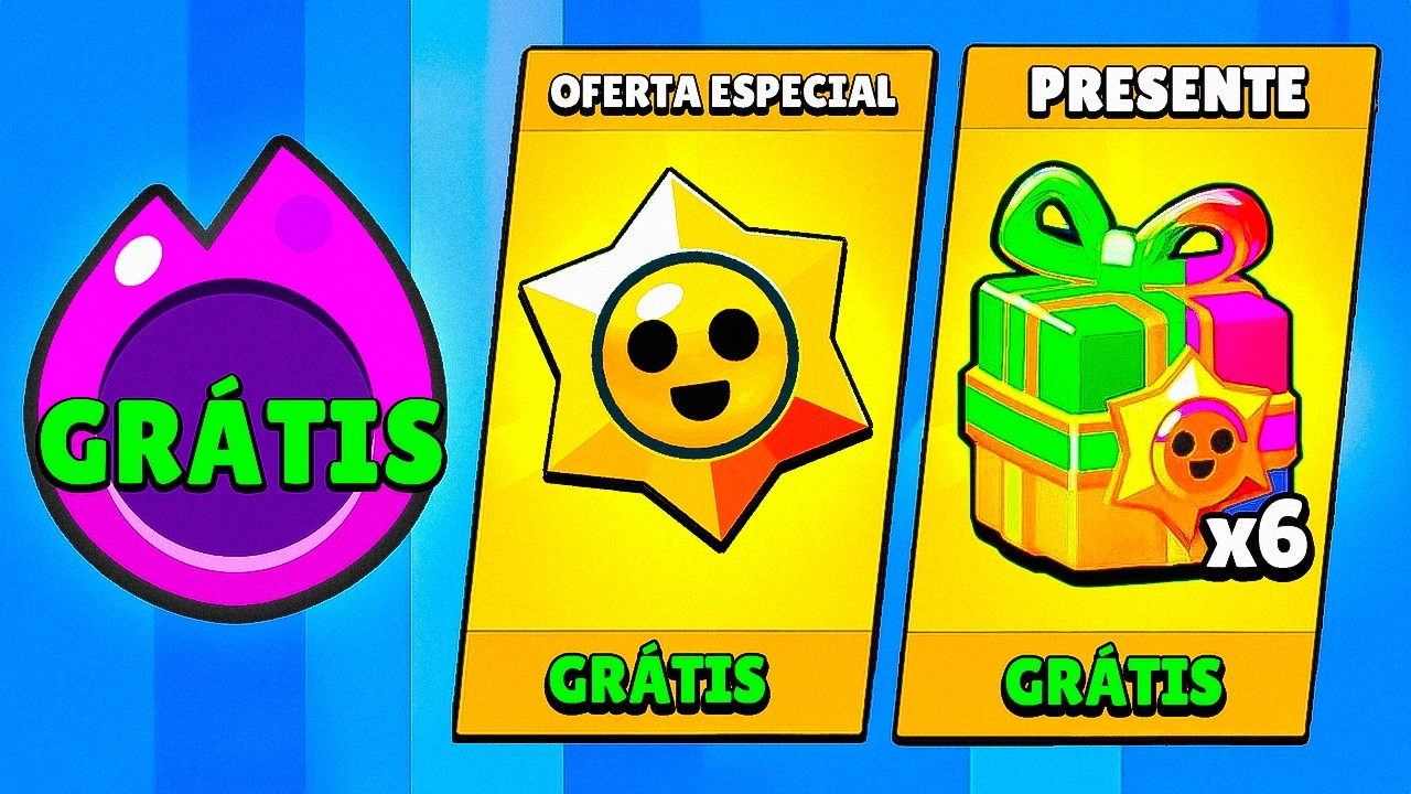 CORRE! PRESENTES GRÁTIS PARA TODOS! QUEM SERÁ O PAR DO BO ? BRAWL STARS