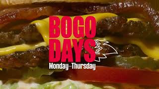 Buffalo Wild Wings BOGO FREE Burgers Mondays and Wednesdays