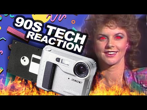 LAUGHING AT 80s & 90s BOOMER TECH. (CeBit 1996 & 1998, Floppy Disk Cameras & more)