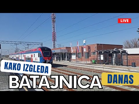 Dva meseca rada železničke stanice Batajnica | Nakon puštanja brze pruge u rad HD Video (1080 p)