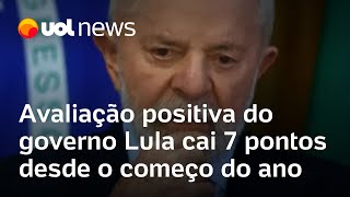 Avaliação positiva da gestão Lula cai 7,2 pontos desde janeiro, mostra pesquisa CNT/MDA