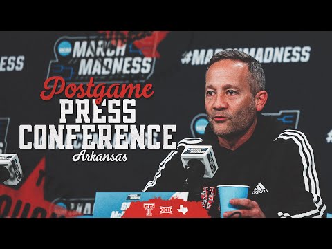 Texas Tech Men's Basketball vs. Arkansas: Postgame Press Conference | 2025