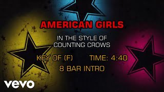 Counting Crows - American Girls (Karaoke)