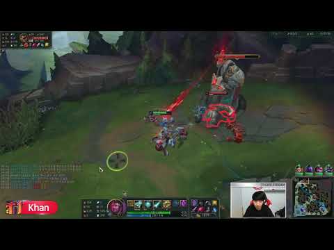Skt t1 Khan Jayce vs Renekton Korean Stream