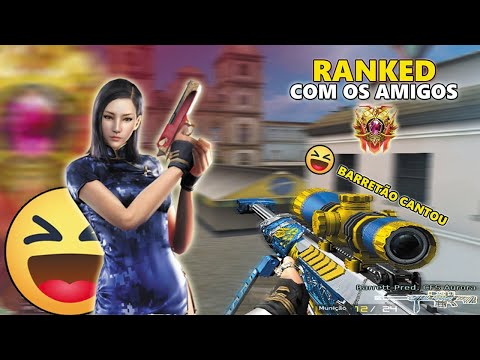 CAI CONTRA MEUS AMIGOS E QUEBREI ELES DE BARRET CFS AURORA 😝 | CrossFire