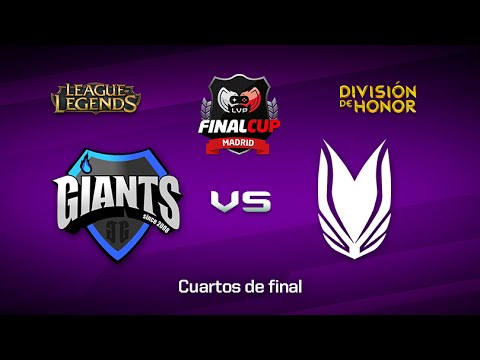 Giants Underdoges vs Celerius - #LoLHonor Cuartos de Final - Final Cup 8