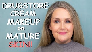 GRWM Using All DRUGSTORE CREAM Products | AMAZING for MATURE SKIN - I'm Excited for These!!