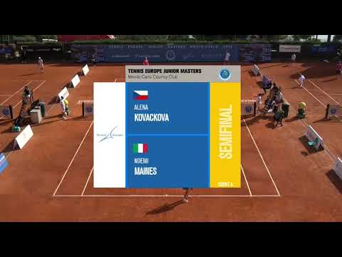 Alena Kovackova [1] - Noemi Maines [4] (TE Junior Masters 16&U 2022 SF)