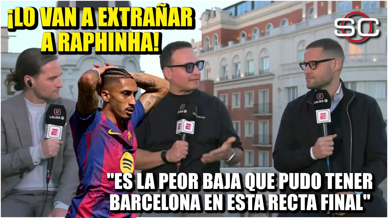 La baja de Raphinha ES LO MAS FUERTE que le pudo pasar al BARCELONA  | SportsCenter
