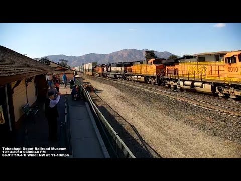 Tehachapi Live Train Cams at the Tehachapi Depot Railroad Museum