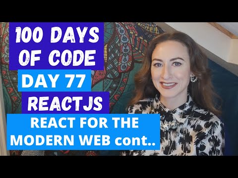 REACT 4 MODERN WEB APPS | DAY 77 | JSX RETURN STATEMENT | S WASSELL | 100 DAYS OF CODE | LILLY CODE