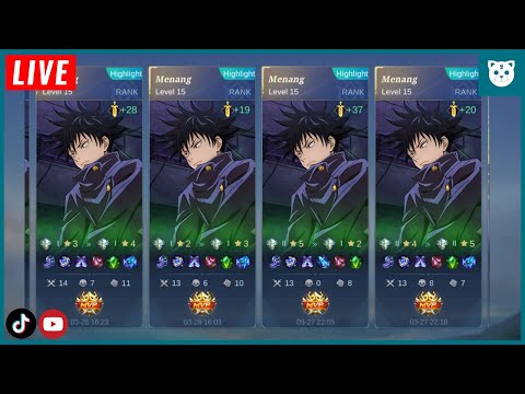 Chill Stream Push Sampe Mythical Honor Mobile Legends Livestream Indonesia