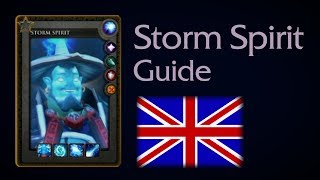 Storm Spirit guide. Gameplay Dendi and qojqva (English)