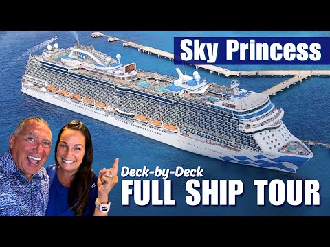 Sky Princess 2025 Cruise Ship Tour — Full Deck-by-Deck Walkthrough — What to know before you go!