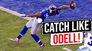 HOW TO CATCH A FOOTBALL WITH ONE HAND LIKE ODELL