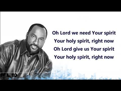 Luther Barnes - Spirit Fall Down (Lyric Video)
