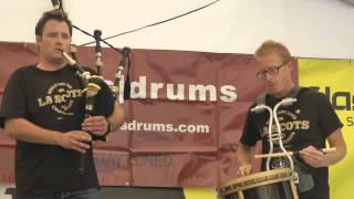 Colin Armstrong & Glen Kvidahl (2 of 4) LA Scots Pipe Band at Piping Live 2012