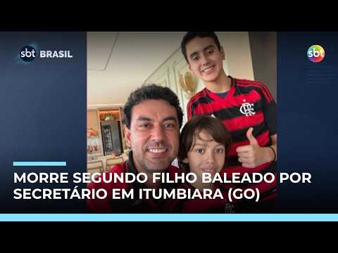 Menino de oito anos baleado pelo pai morre internado na UTI em Itumbiara (GO) | #SBTBrasil