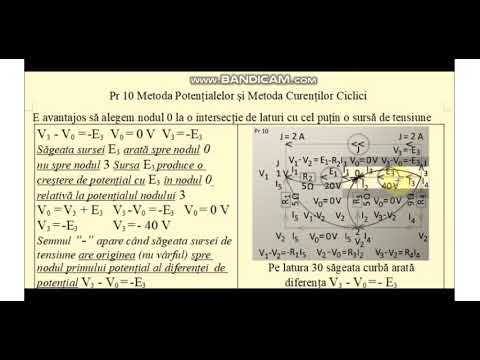 Part 1 4 min16 s Problema 10 April 21 Metoda Potențialelor și Metoda Curenților Ciclici