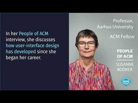 People of ACM: Susanne Bødker (4/8/2025)