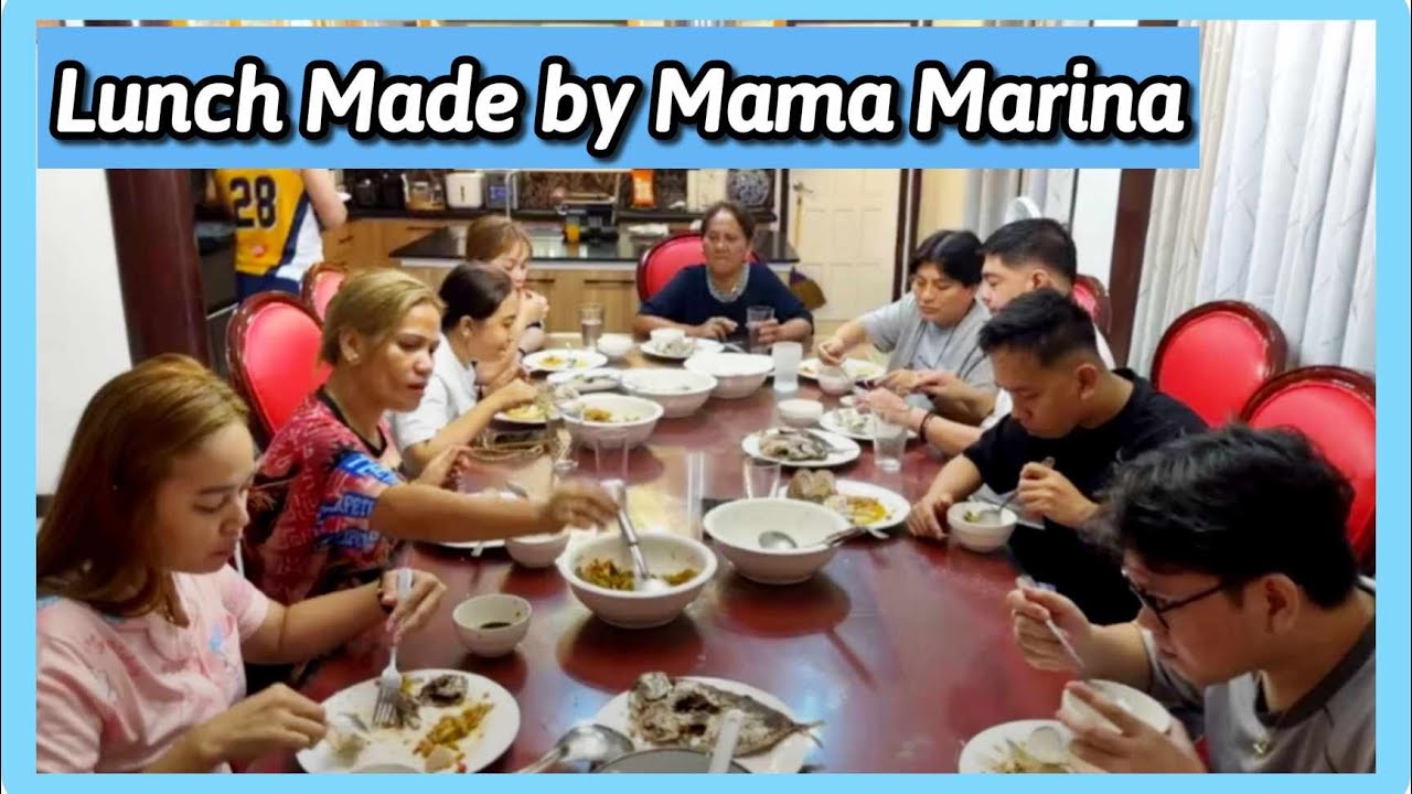 Lunch made by mama Marina Relos again❤️