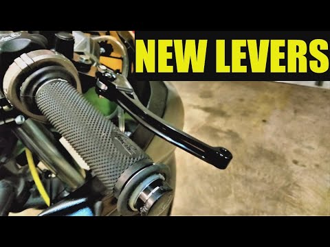 How to replace motorcycle levers on a Kawasaki Ninja 300