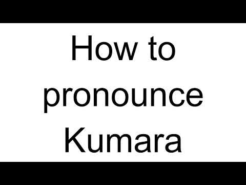 How to Pronounce Kumara (Hindi)
