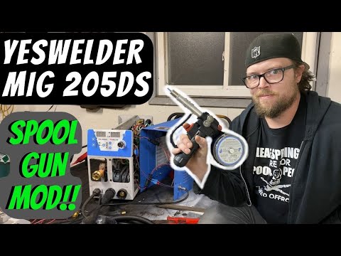 How to add a Spool Gun to the Yeswelder Mig 205-DS !!!⚡ Full Mod Walkthrough