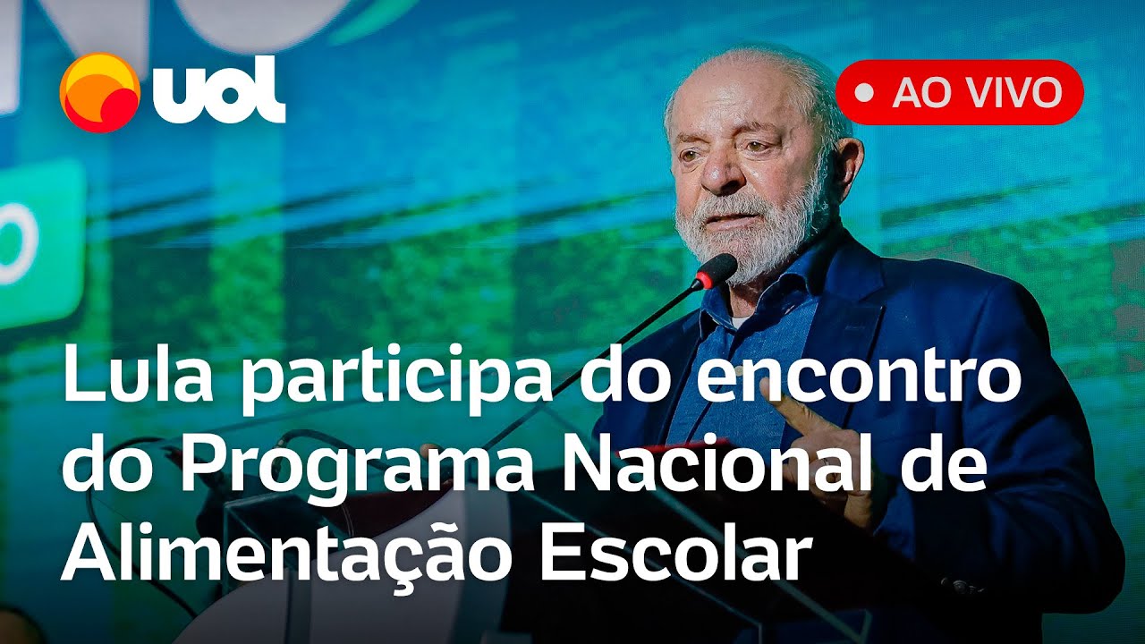 Lula fala ao vivo e anuncia redução de alimentos ultraprocessados na merenda escolar; assista