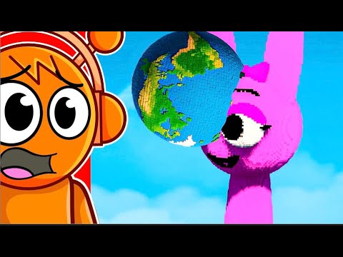 GIANT EARTH vs PINKI (Funny Animations)
