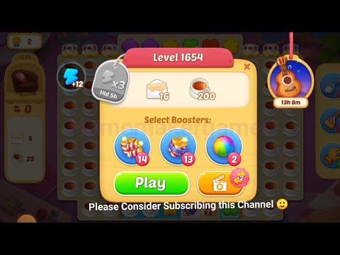 Matchington Mansion Level 1654, Level 1655 & Level 1656(Hard Level) - iOS/Android
