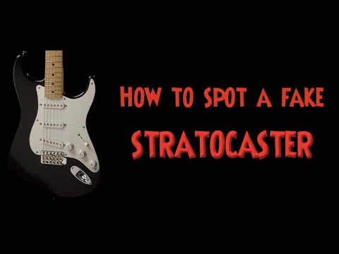 How to spot a fake Fender Stratocaster