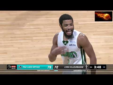 Brandon Jefferson (Pau Orthez) vs Asvel - 11.12.2021 #MVPoftheWeek