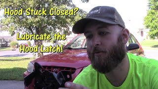 Car Hood Won't Open? Try Lubricating the Hood Latch! by @GettinJunkDone