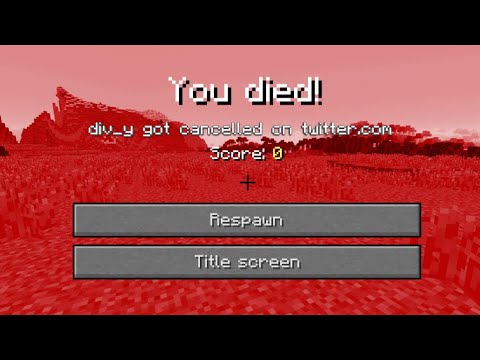 div_y - How I died and lost my 35 year old minecraft hardcore world :(