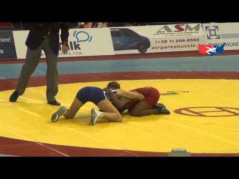 Worlds W - Anthony (USA) pin Trandeva (BUL), 51 kg