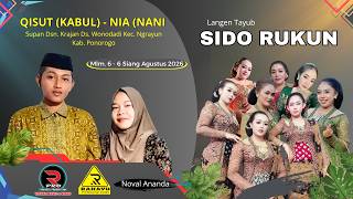 Download lagu Langen Tayub SIDO RUKUN Live Dirumah Bp. QISUT (KABUL)  NY. NIA - Supan Wonodadi Ngrayun Ponorogo mp3