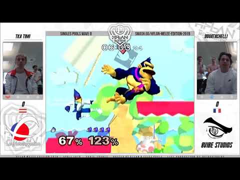 HFLAN 2019 - Douatachelli (DK) VS TKA | Timi (Falco) SSBM POOLS - Smash Melee